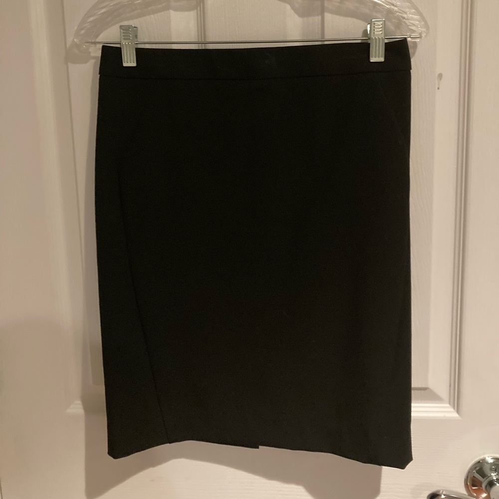 Black pencil skirt